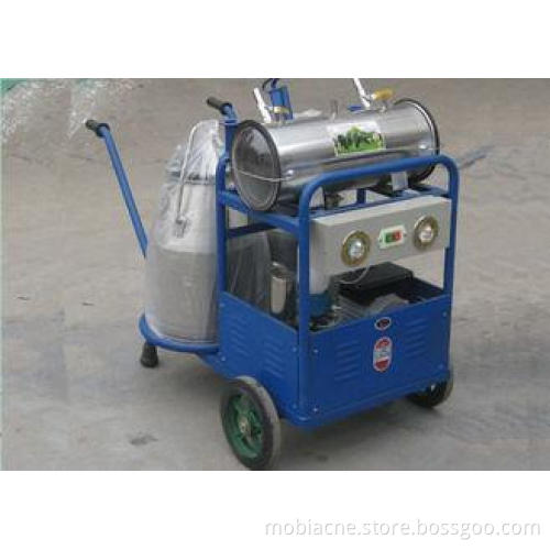 SUS Plastic Buckets Portable Milking Machine For Cows , Go
